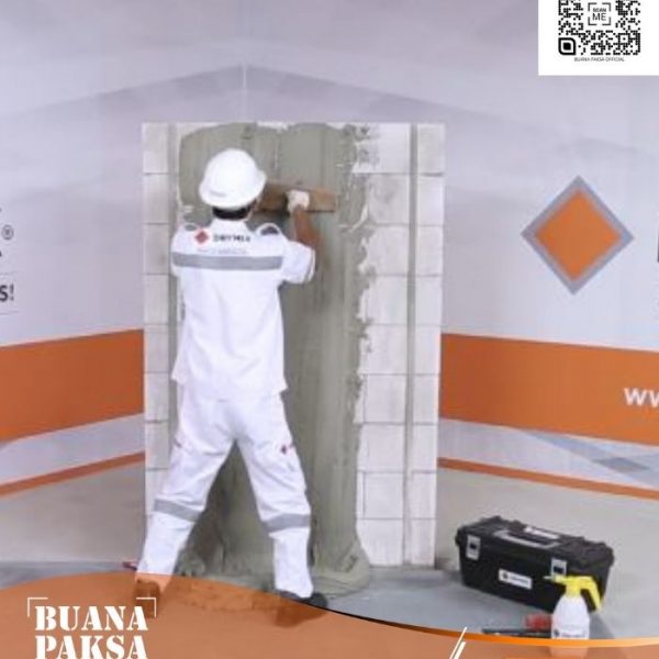 Aplikasi Drymix Plester